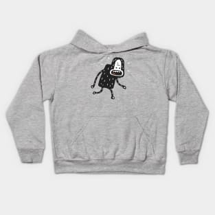 Large Hairy Bipedal Creature Kids Hoodie